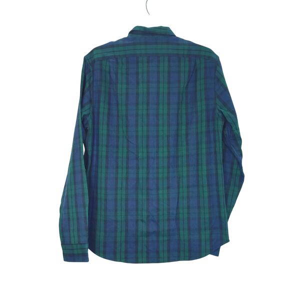J. Crew Long Sleeve Shirt Flannel Double Brushed Plaid Green Mens Medium NWT - Picture 2 of 7